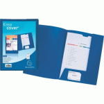 LOT DE 10 - CHEMISE À RABATS POLYPROPYLÈNE PERSONNALISABLE EXACOMPTA KREACOVER® - 24 X 32 CM BLANCHE
