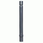 POTEAU MÉMOIRE DE FORME À SCELLER Ø100MM - 930MM - GRIS - VISO