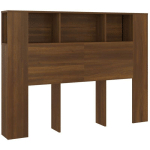 VIDAXL - ARMOIRE DE TÊTE DE LIT CHÊNE MARRON 140X18,5X104,5 CM