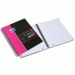CAHIER OXFORD NOTEBOOK - SPIRALE - COUVERTURE POLYPRO - 160 PAGES - LIGNE - 23X29,7 CM