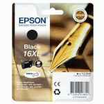 CARTOUCHE EPSON 16XL NOIRE HAUTE CAPACITÉ POUR IMPRIMANTE JET D'ENCRE