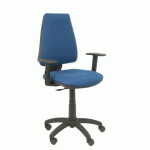 CHAISE DE BUREAU ELCHE - ACCOUDOIRS RÉGLABLES - BLEU FONCÉ