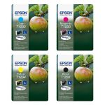 EPSON CARTOUCHE D'ENCRE POMME T1295 (C13T12954010) - DURABRITE ULTRA - MULTIPACK - COULEUR: NOIR, CYAN, JAUNE, MAGENTA (LOT DE 4 CARTOUCHES)