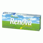 LOT DE 10 - MOUCHOIRS TRIPLE ÉPAISSEUR RENOVA GREEN - PAQUET DE 10 ÉTUIS DE 9 MOUCHOIRS