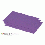 LOT DE 2 - PAQUET DE 25 CARTES SIMPLES POLLEN 158X222MM 210G/M² - VIOLINE