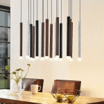 LUCANDE STOIKA SUSPENSION LED 16 LAMPES, ANGULAIRE