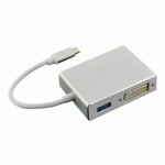 MCL SAMAR USB3C-DVIHRU - ADAPTATEUR VIDÉO EXTERNE