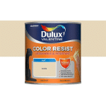 PEINTURE BICOUCHE INTÉRIEURE COLOR RESIST MURS ET BOISERIES MAT IVOIRE 0,5 L DULUX VALENTINE IVOIRE