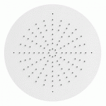 DOUCHE ACIER INOXYDABLE DE TÊTE ANTICALCAIRE Ø 500 MM. - TRES 134950BM