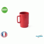 MUG MELAMINE ROUGE 30CL  DIAM 7,5 - 10 CM