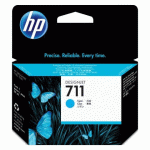 HP 711- CZ130A CARTOUCHE CYAN POUR IMPRIMANTE JET ENCRE - CARTOUCHE AUTHENTIQUE