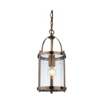 FIRSTLIGHT PRODUCTS - SUSPENSION 1 AMPOULE IMPERIAL, LAITON ANTIQUE