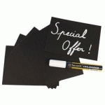 ARDOISE A8, NOIR, KIT DE 20 - LOT DE 2