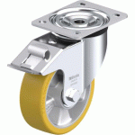 BLICKLE - ROULETTE PIVOTANTE À FREIN Ø 150MM BANDAGE POLYURÉTHANE PU 400KG - L-ALTH 150K-FI