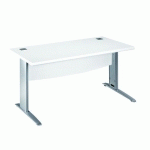 BUREAU DROIT EXCELLENS L 160 CM BLANC PIÉTEMENT 