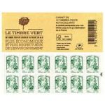 CARNET DE 12 TIMBRES-POSTE POUR LETTRE VERTE 20 G - LOT DE 8