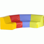 CHAUFFEUSE COURBE 120° BAMBINO MULTICOLORE - MANUTAN EXPERT - MANUTAN COLLECTIVITÉS