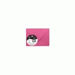 PAQUET DE 5 ENVELOPPES POLLEN 75X100MM 120G/M2 - FUCHSIA - LOT DE 15