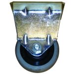 ROUE FIXE D60X24 NSL PLAT 38X38 CA.GRIS 50KG