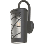 RABALUX - VERRE PAROI EXTÉRIEURE LAMPE LUMIÈRE ALUMINIUM PESCARA PLASTIQUE GRIS ANTHRACITE / OPALE L: 18 CM B: 16CM H: 37CM IP44