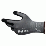 ANSELL 12 GANTS LÉGERS ANTI-COUPURE SUPÉRIEURE EN ISO F HYFLEX 11-571 - ANSELL