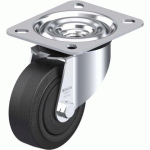 BLICKLE - ROULETTE PIVOTANTE Ø 80MM BANDAGE CAOUTCHOUC NR 140KG - LE-POEV 80KF