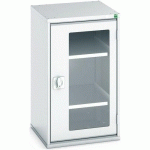 BOTT 1 ARMOIRE VERSO PORTES TRANSPARENTES AVEC 2 TABLETTES 525X550X900 - BOTT