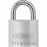 CADENAS À CLÉ - EN ALU - ANSE CÉMENTÉE - 54-40 - PAR 3 - TITALIUM™ ABUS
