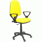 CHAISE AYNA BRAS FIXE ROUE PARQUET - JAUNE - PIQUERAS Y CRESPO