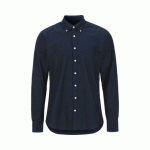 COTTOVER CHEMISE OXFORD SLIM FIT HOMME - CERTIFIÉ GOTS MARINE - TAILLE 40