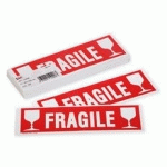 Etiquettes d'expédition multisymboles - Fragile manipuler avec précaution