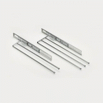 KIT PORTE-TORCHONS COULISSANT ET PIVOTANT - FINITION CHROMÉ - 2 BARRES L102 KESSEBÖHMER