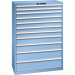 LISTA - ARMOIRE À TIROIRS (HXLXP) 145 X 102,3 X 57,2 CM KEY LOCK R5012