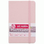 LOT DE 5 - ROYAL TALENS ART CREATION CARNET DE CROQUIS, 120X120 MM,ROSE