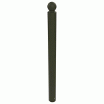 POTELET BOOPI TÊTE BOULE MÉTAL HTR 1 M Ø 90 MM - OLIVE 6003 - BUTON DESIGN