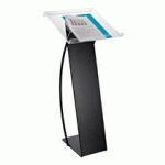 PUPITRE DE CONFÉRENCE MÉTAL NOIR