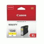 CANON PGI1500XL CARTOUCHE HAUTE CAPACITÉ JAUNE POUR IMPRIMANTE JET D'ENCRE