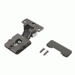 CHARNIÈRES INVISIBLES 94° POUR PORTE BOIS CONECTA - CQA3KE - FINITION TITANE SALICE