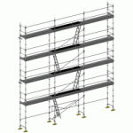 ÉCHAFAUDAGE FAÇADIER DUO-45 - LOT 100 M2