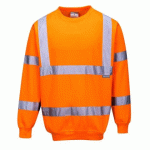 PORTWEST B303 SWEATSHIRT HAUTE VISIBILITÉ ORANGE - TAILLE 5XL