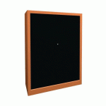 ARMOIRE À RIDEAUX LARGEUR 100 HAUTEUR 135 CM ORANGE-ANTHRACITE - MANUTAN COLLECTIVITÉS