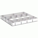 BACS RANGEMENT CUBIO EKK-87100 20 COMPARTIMENTS - BOTT - MANUTAN COLLECTIVITÉS