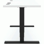 BUREAU PREMIUM RÉGLABLE ELEMENTS SOLID 1800 - GRIS - NOIR - ACTIFORCE