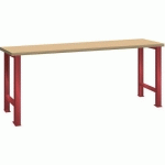 ÉTABLIS ROUGE 2000X700X840 CAPACITÉ 360KG _ 78.394.070 - LISTA