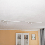 EULUNA SPOT PLAFOND MONO VIII BLANC 8 LAMPES, 2X150 CM