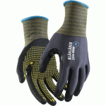 GANTS DE MANUTENTION DE TRAVAIL NITRILE AVEC ADHÉRENCE PAR POINTS - 6 - BLAKLADER