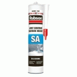 MASTIC SILICONE SANITAIRE BLANC 300ML - RUBSON - 165170