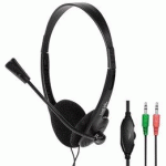 LOT DE 8 - CASQUE STÉRÉO, AVEC MICRO, NOIR