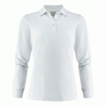 PRINTER SURF PRO L/S POLO PIQUE FEMMES BLANC - TAILLE L