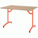 TABLE TIM 120X80 T2 - DL - STRA ABS HÊTRE SORANO/ORANGE 2004 - RODET